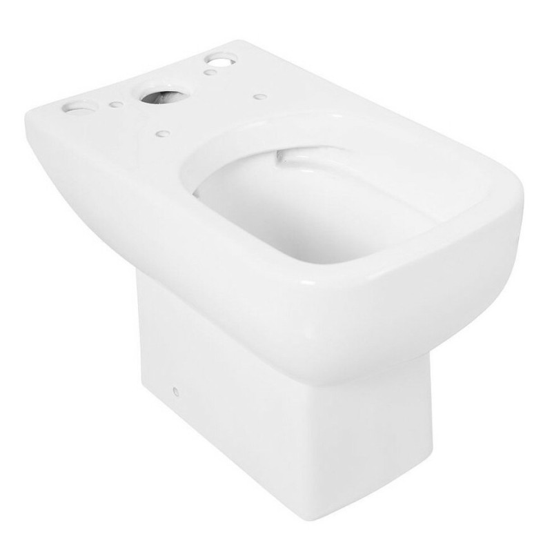 Напольный унитаз-компакт BelBagno Aurora BB8604CPR-SC, без бачка, безободковый, крышка микролифт, белый