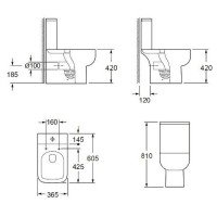 Напольный унитаз-компакт BelBagno Aurora BB8604CPR-SC, без бачка, безободковый, крышка микролифт, белый