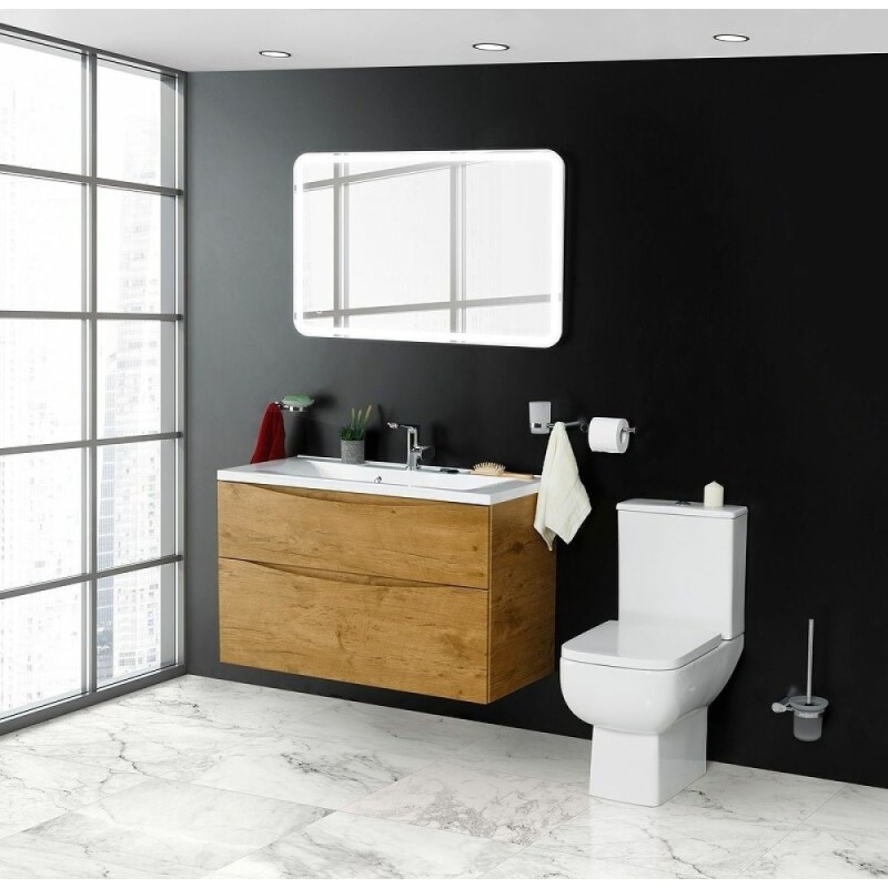 Напольный унитаз-компакт BelBagno Aurora BB8604CPR-SC, без бачка, безободковый, крышка микролифт, белый