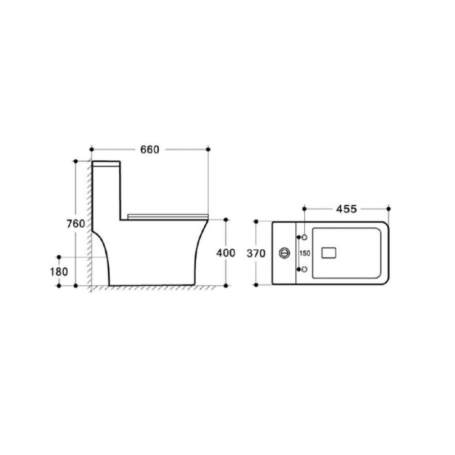 Унитаз моноблок BelBagno Neon BB8617CPR-MN/SC, безободковый, крышка-сиденье soft close, белый