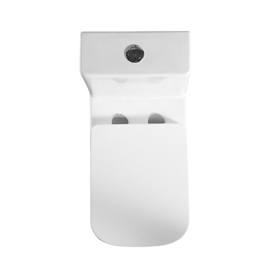 Унитаз моноблок BelBagno Neon BB8617CPR-MN/SC, безободковый, крышка-сиденье soft close, белый