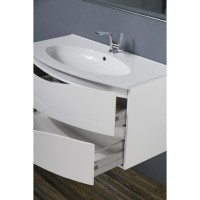 Тумба под раковину BelBagno Smile BB900TVC/BL 90 см, белый глянцевый (Bianco Lucido)