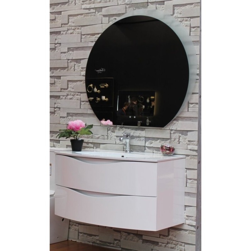 Тумба под раковину BelBagno Smile BB900TVC/BL 90 см, белый глянцевый (Bianco Lucido)