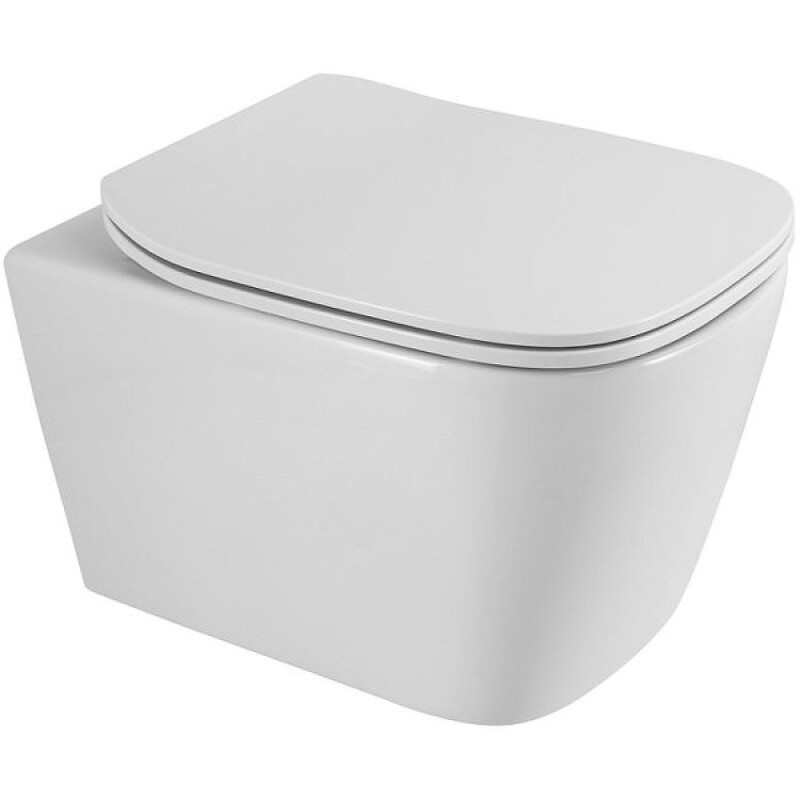 Крышка-сиденье для унитаза BelBagno BB903SC, микролифт, белый