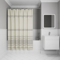 Штора для ванной комнаты Iddis Base BD01P24i11, 240 x 200 см, полиэстер, цвет светло-зеленый