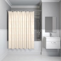Штора для ванной комнаты Iddis Base BD02P18i11, 180 x 200 см, полиэстер, цвет бежевый