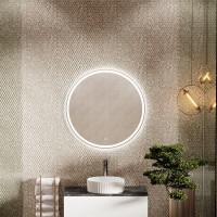 Зеркало Sancos Bella BE900, 90 см, с LED подсветкой
