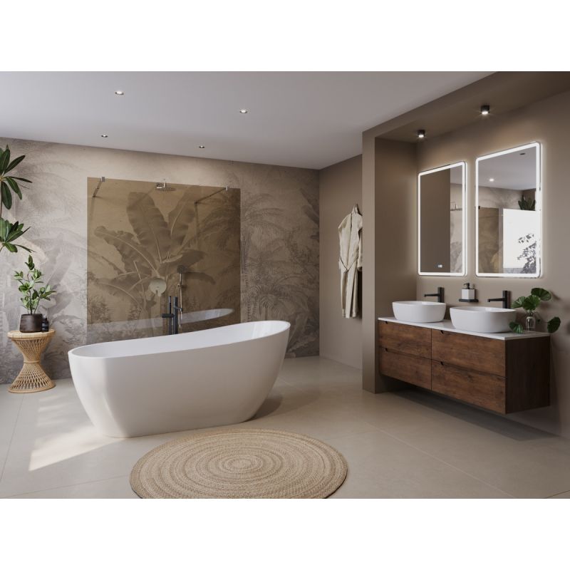 Акриловая ванна BELBAGNO BB704-1700-800-K