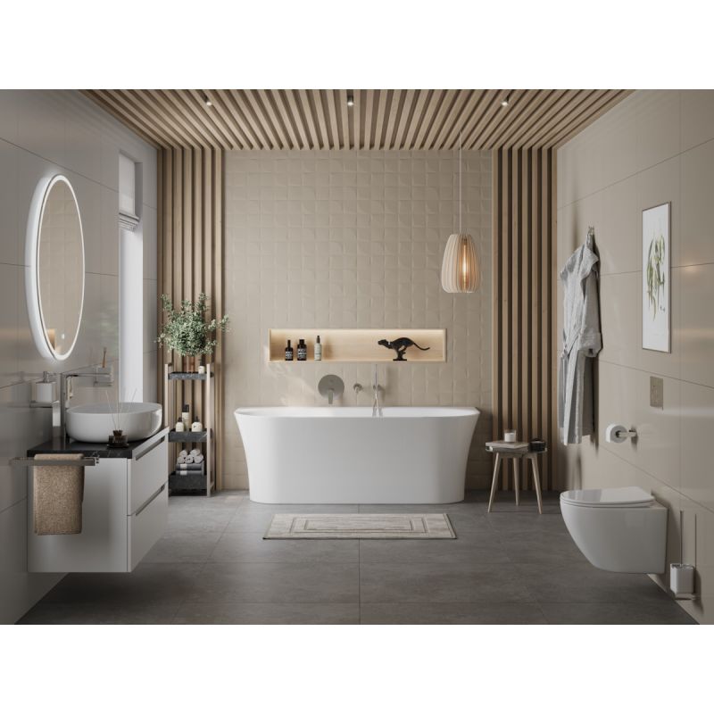 Акриловая ванна BELBAGNO BB711-1550-700