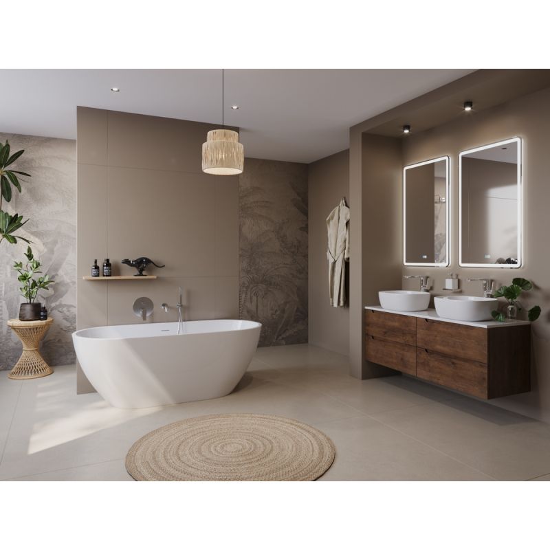 Акриловая ванна BELBAGNO UNO BB701-1600-730-K