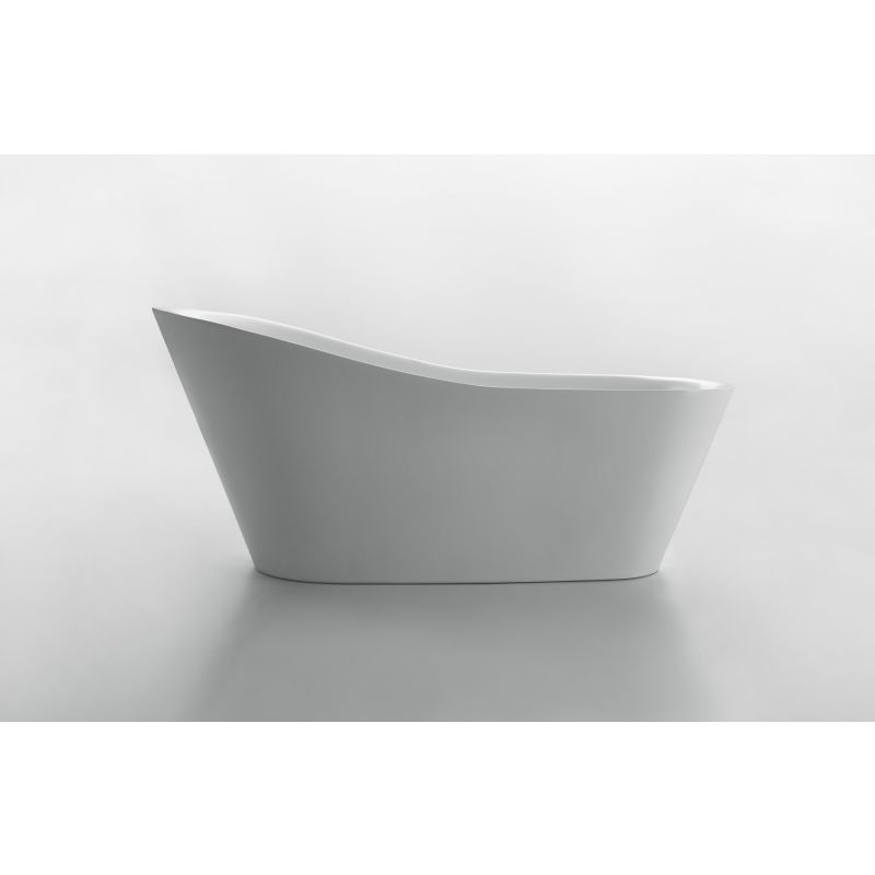 Акриловая ванна без перелива BELBAGNO BB63-1800-W0, 1800х870х850