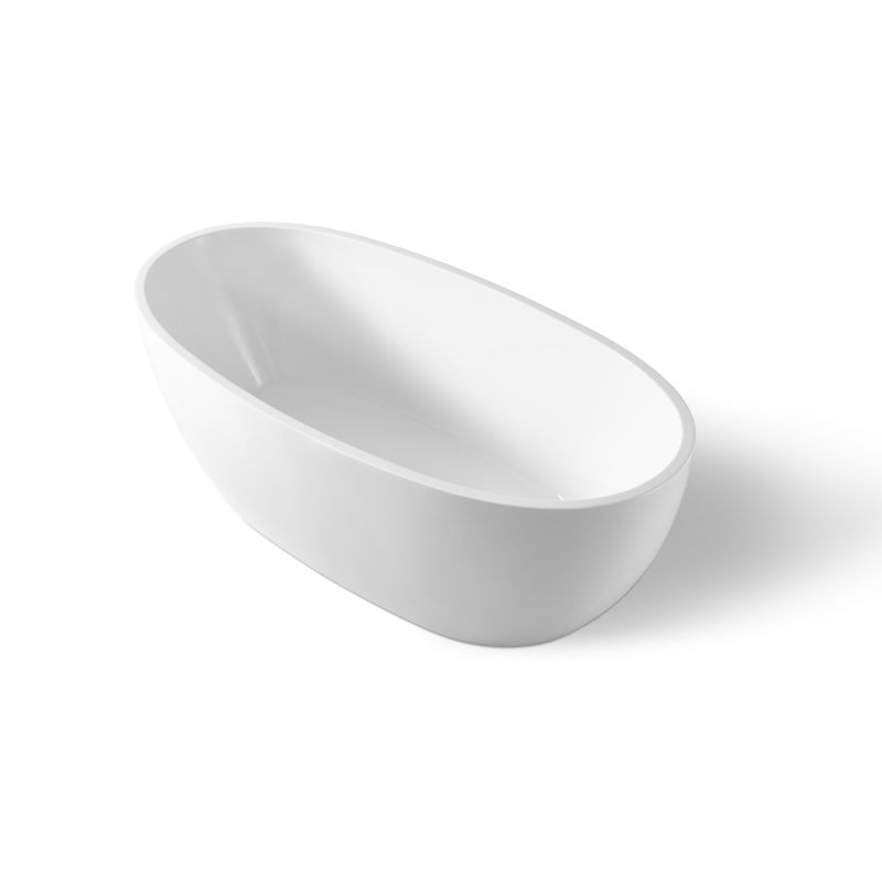 Акриловая ванна без перелива BELBAGNO BB69-1700-W0, 1700x820x600