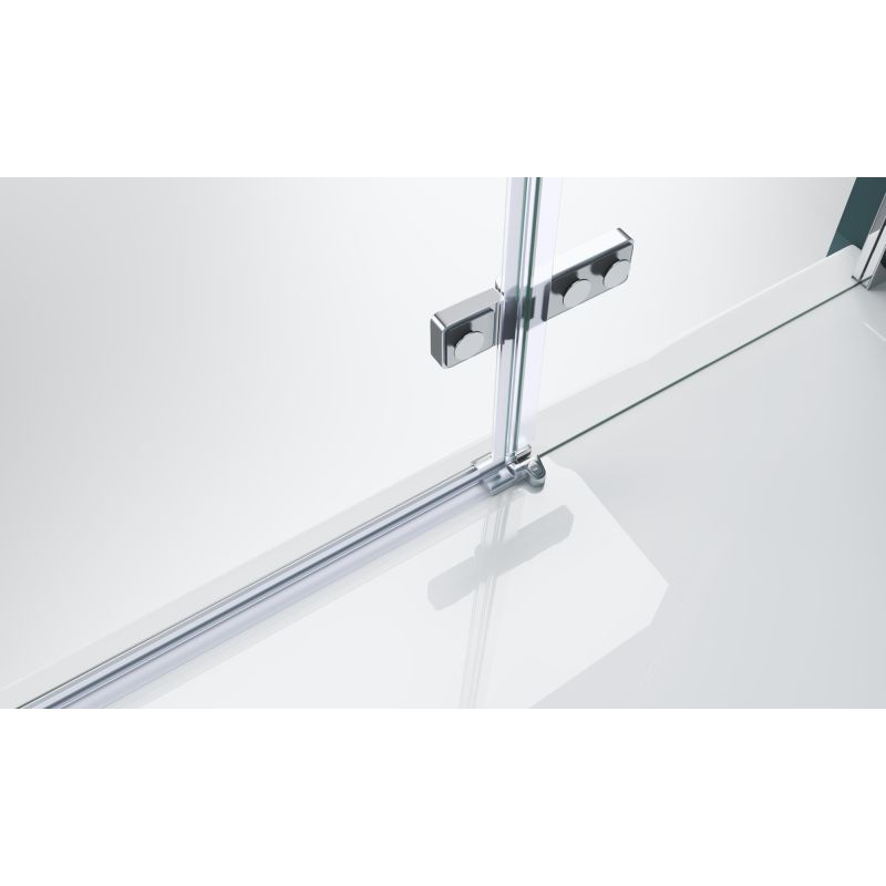 Душевая дверь BelBagno KRAFT-B-12-60/40-C-Cr-L