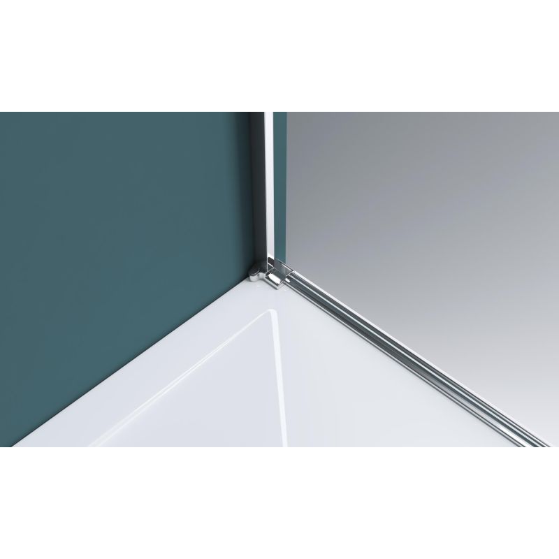 Душевая дверь BelBagno KRAFT-B-12-60/60-C-Cr-L