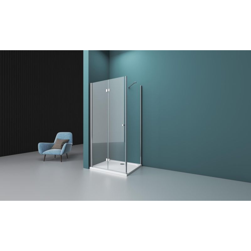 Душевой уголок BelBagno ALBANO-ASH-1-90/80-C-Cr Душевой уголок BelBagno ALBANO-ASH-1-90/80-C-Cr