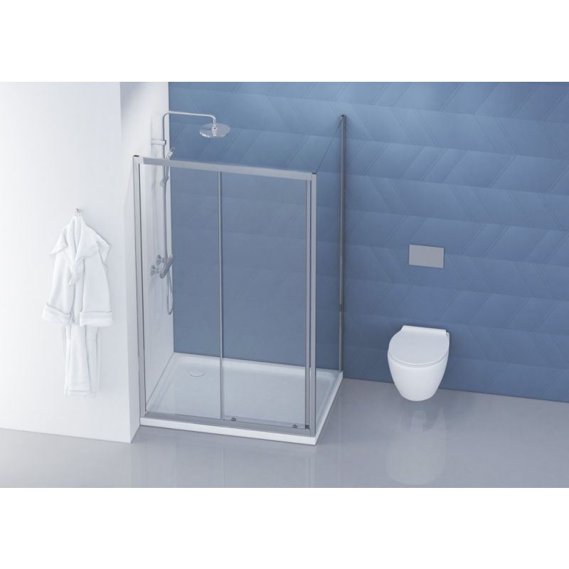 Душевой уголок BelBagno DUE-AH-1-120/80-C-CR