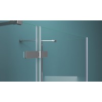 Душевой уголок BelBagno KRAFT-AH-12-100/80-C-Cr-L