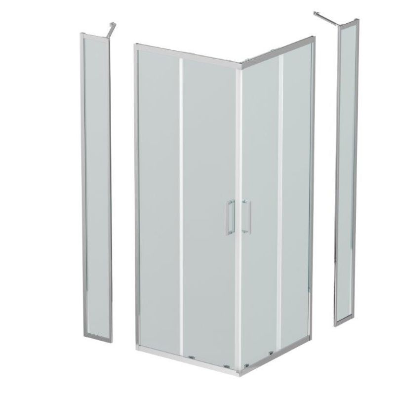 Душевой уголок BelBagno LUCE-A-22-90+25-C-Cr