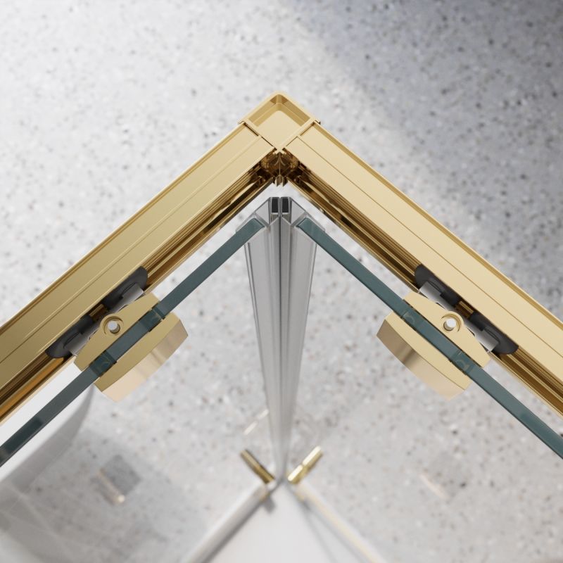 Душевой уголок BelBagno LUCE-A-2-90-C-ORO