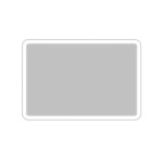 Зеркало BelBagno SPC-MAR-900-600-LED-BTN