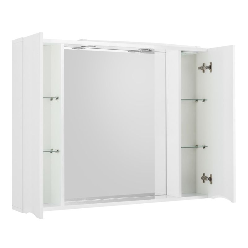 Зеркальный шкаф BelBagno MARINO-SPC-1000/750-2A-BL-P
