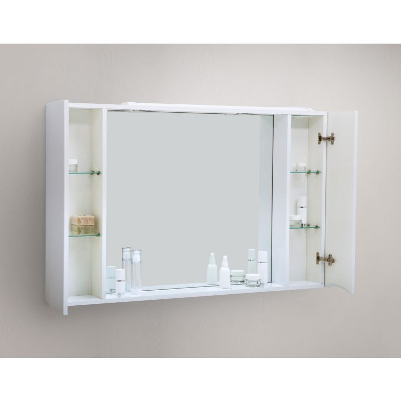 Зеркальный шкаф BelBagno MARINO-SPC-1000/750-2A-BL-P