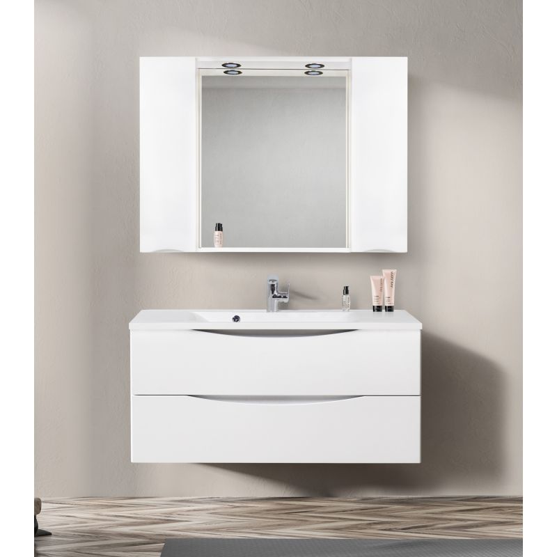 Зеркальный шкаф BelBagno MARINO-SPC-1200/750-2A-BL-P
