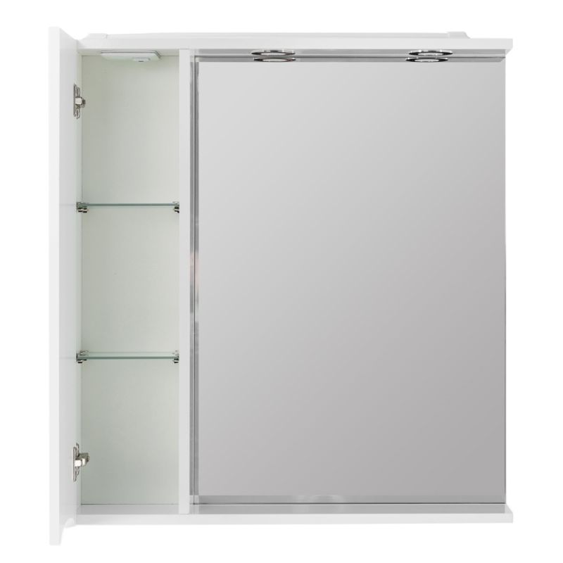 Зеркальный шкаф BelBagno MARINO-SPC-600/750-1A-BL-P-L
