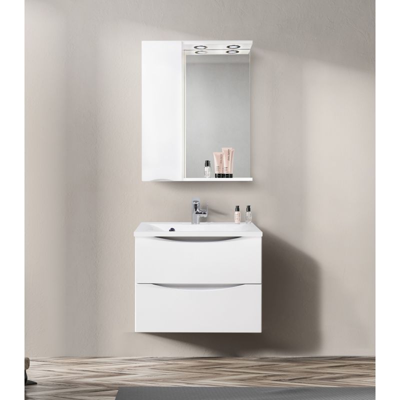 Зеркальный шкаф BelBagno MARINO-SPC-600/750-1A-BL-P-L