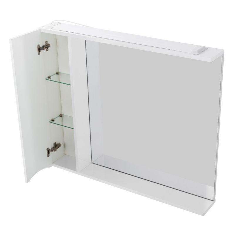 Зеркальный шкаф BelBagno MARINO-SPC-900/750-1A-B