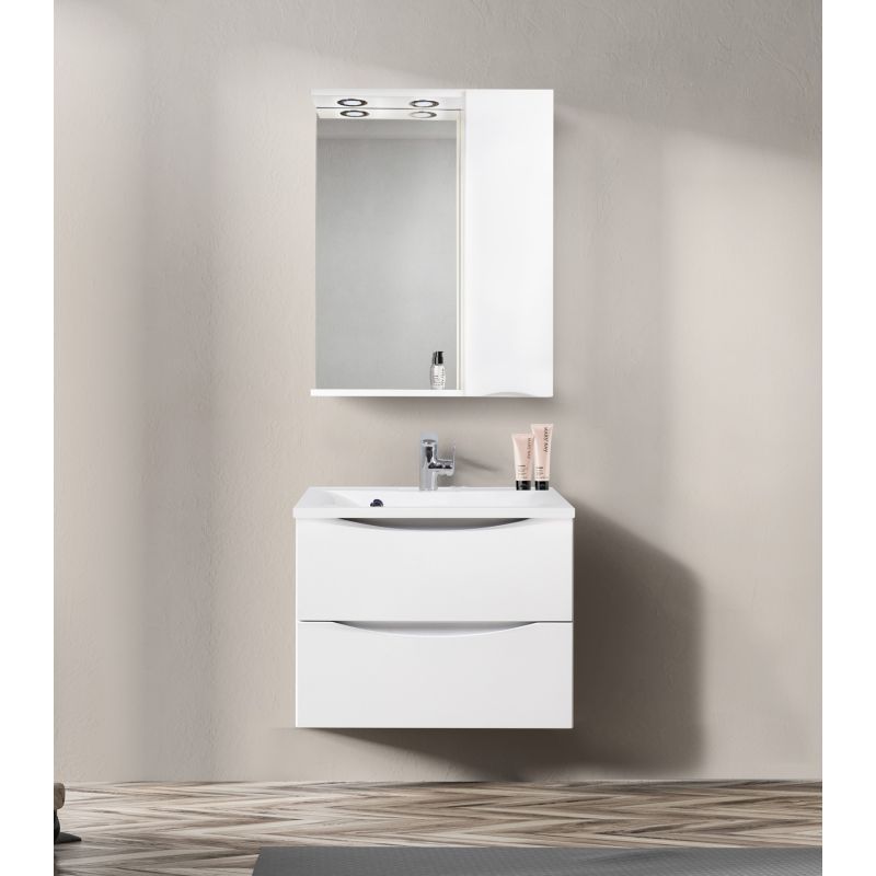 Зеркальный шкаф BelBagno MARINO-SPC-600/750-1A-BL-P-R