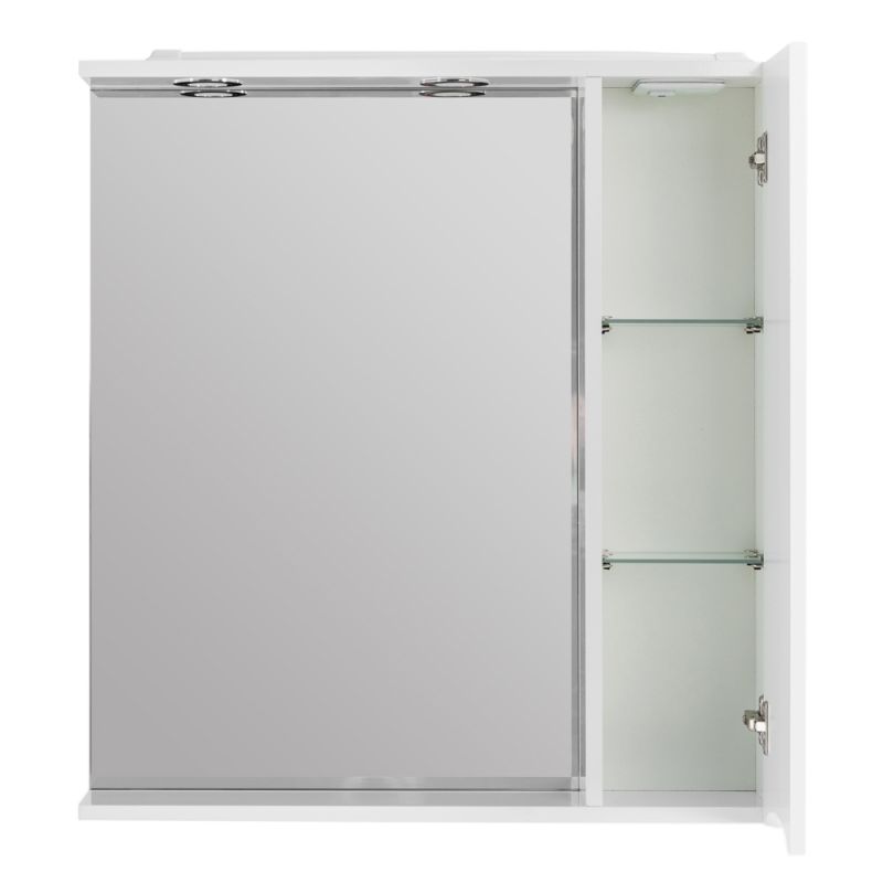 Зеркальный шкаф BelBagno MARINO-SPC-700/750-1A-BL-P-R