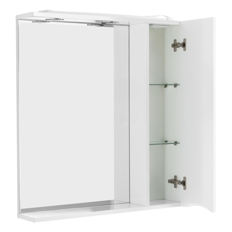 Зеркальный шкаф BelBagno MARINO-SPC-700/750-1A-BL-P-R