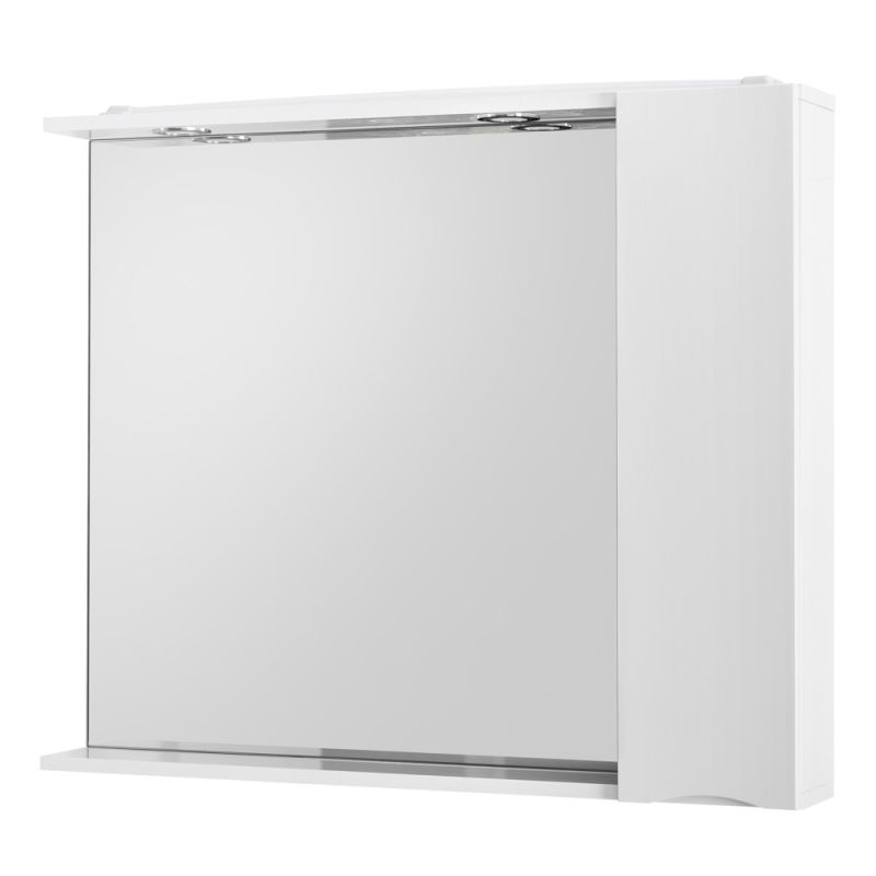 Зеркальный шкаф BelBagno MARINO-SPC-800/750-1A-BL-P-R