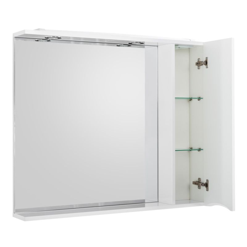 Зеркальный шкаф BelBagno MARINO-SPC-800/750-1A-BL-P-R