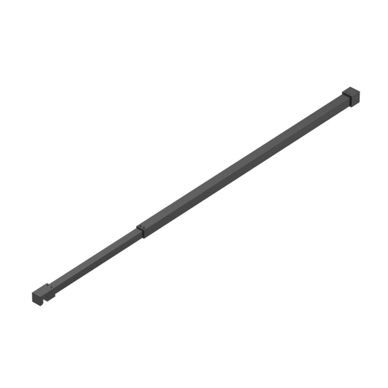 Душевая перегородка BelBagno KRAFT-L-1-80-C-NERO