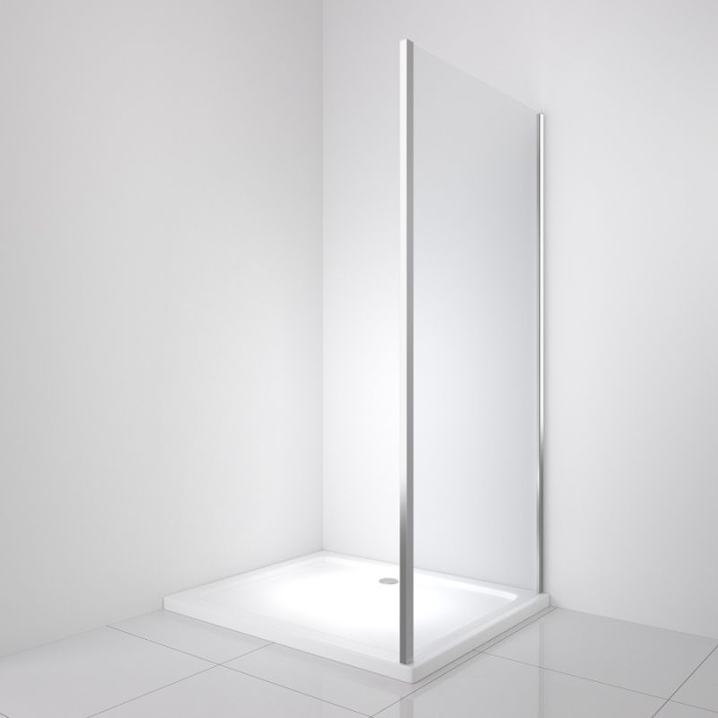 Душевая перегородка BelBagno LUCE-100-FIX-C-Cr