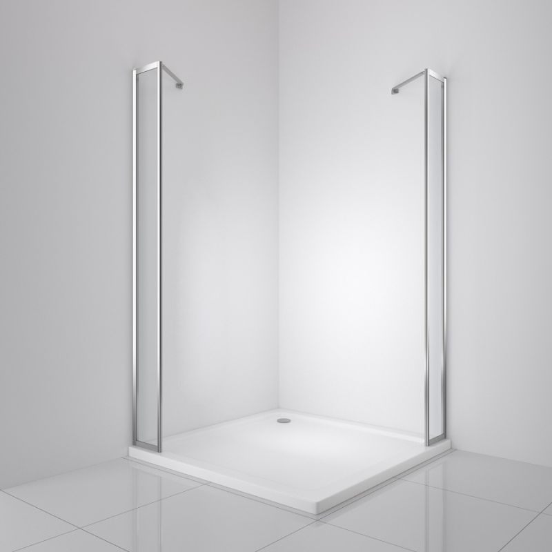 Душевая перегородка BelBagno LUCE-20-FIX-C-Cr