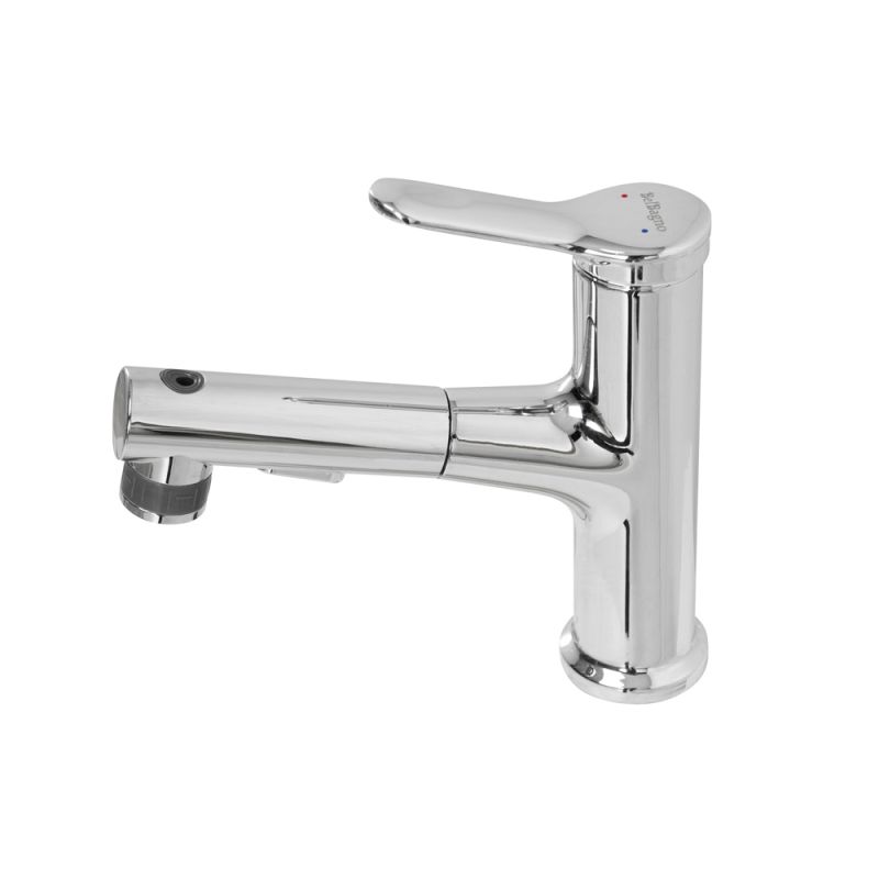 Смеситель для раковины с выдвижным изливом BelBagno BB-LVMD-CRM-W0