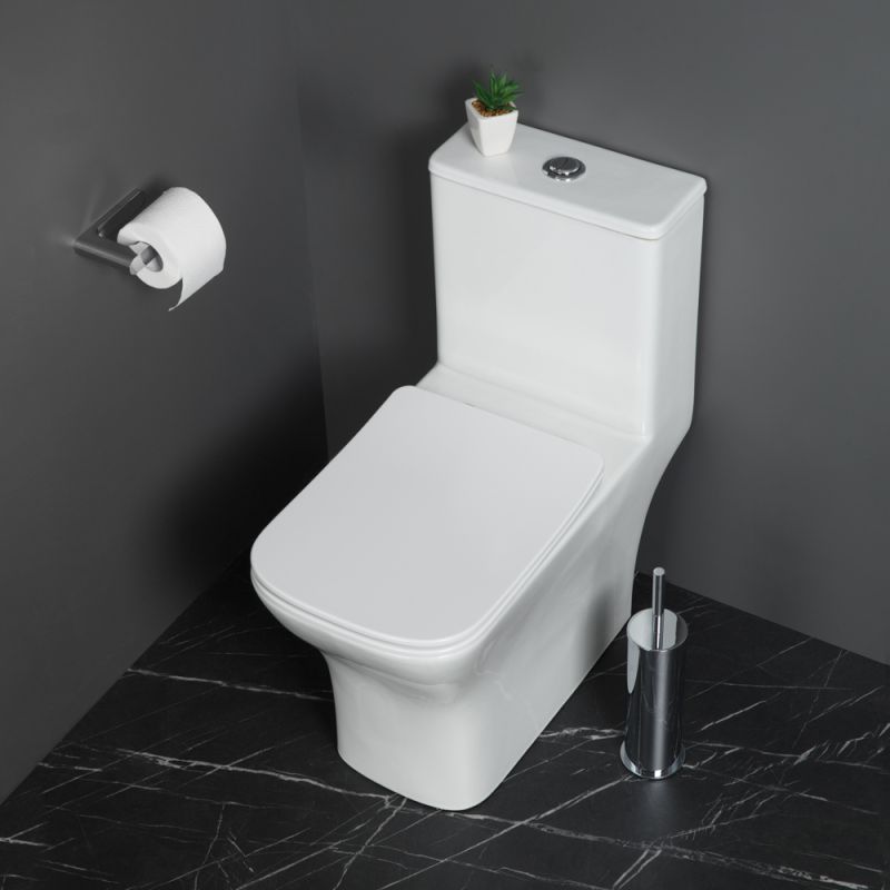 Унитаз-моноблок с сиденьем BelBagno NEON BB8617CPR-MN/SC