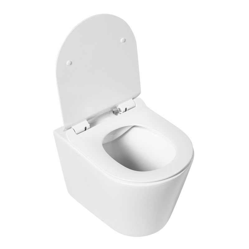 Чаша подвесного унитаза безободкового BelBagno FLAY-R BB053CHR