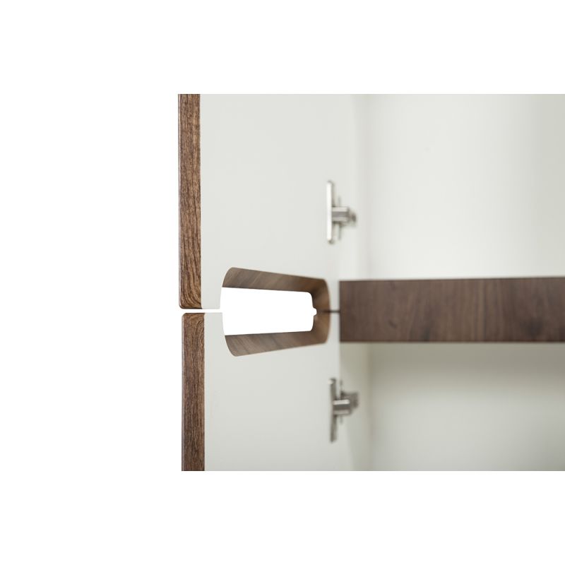 Шкаф подвесной BelBagno ETNA-1500-2A-SC-RW-P-L Темное дерево