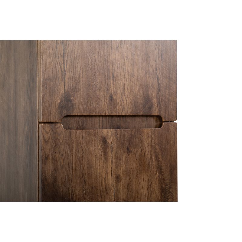 Шкаф подвесной BelBagno ETNA-1500-2A-SC-RW-P-L Темное дерево