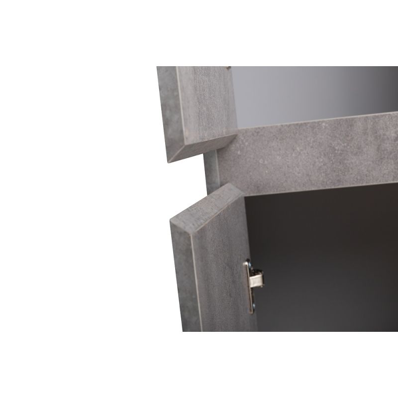 Шкаф подвесной BelBagno KRAFT-1600-2A-SC-CG-L Серый