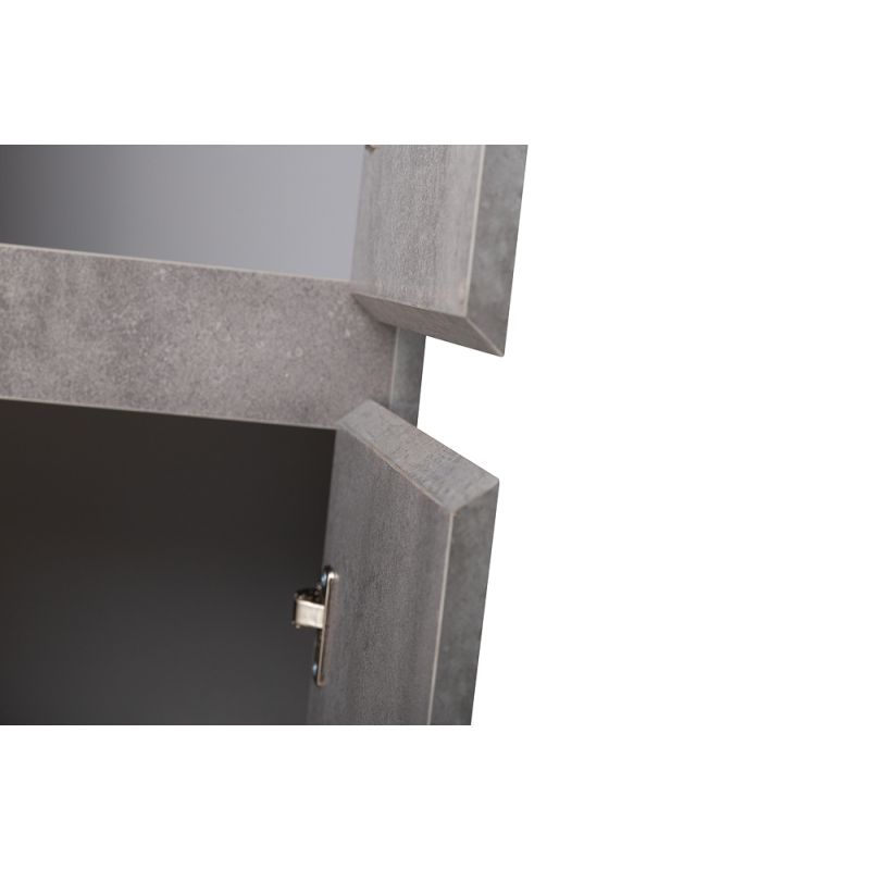 Шкаф подвесной BelBagno KRAFT-1600-2A-SC-CG-R Серый