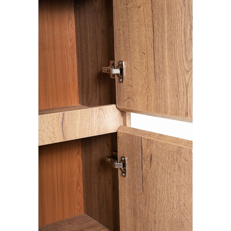 Шкаф подвесной BelBagno KRAFT-1600-2A-SC-RT-R Теменое дерево