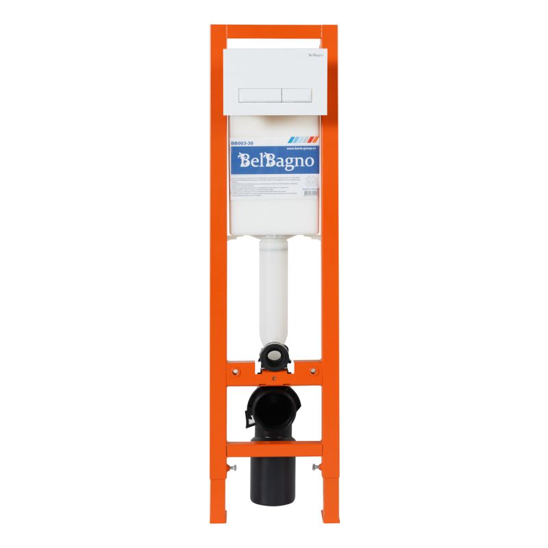 Кнопка смыва BelBagno MARMI BB009-MR-BIANCO, цвет-белый