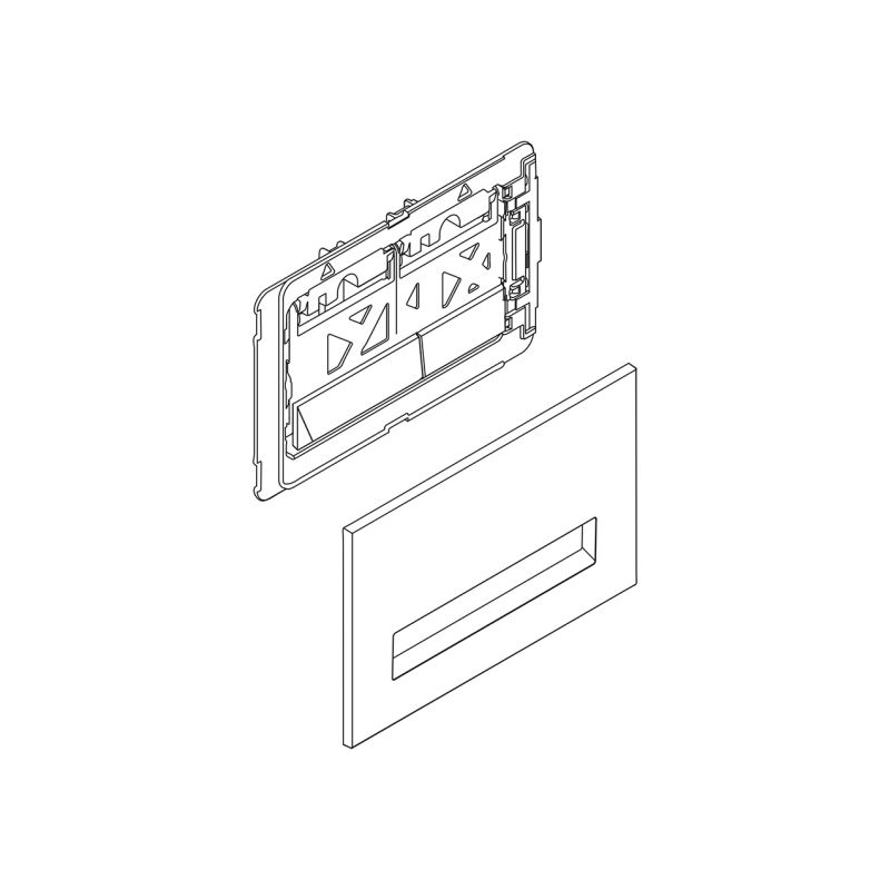 Кнопка смыва BelBagno MARMI BB010-MR-CHROME, цвет-хром глянцевый