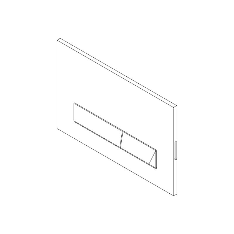 Кнопка смыва BelBagno MARMI BB011-MR-CHROME.M, цвет-хром матовый