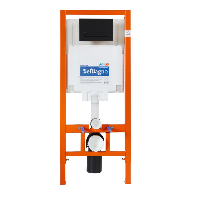 Кнопка смыва BelBagno MARMI BB012-MR-NERO.M, цвет-черный матовый Tocco Morbido